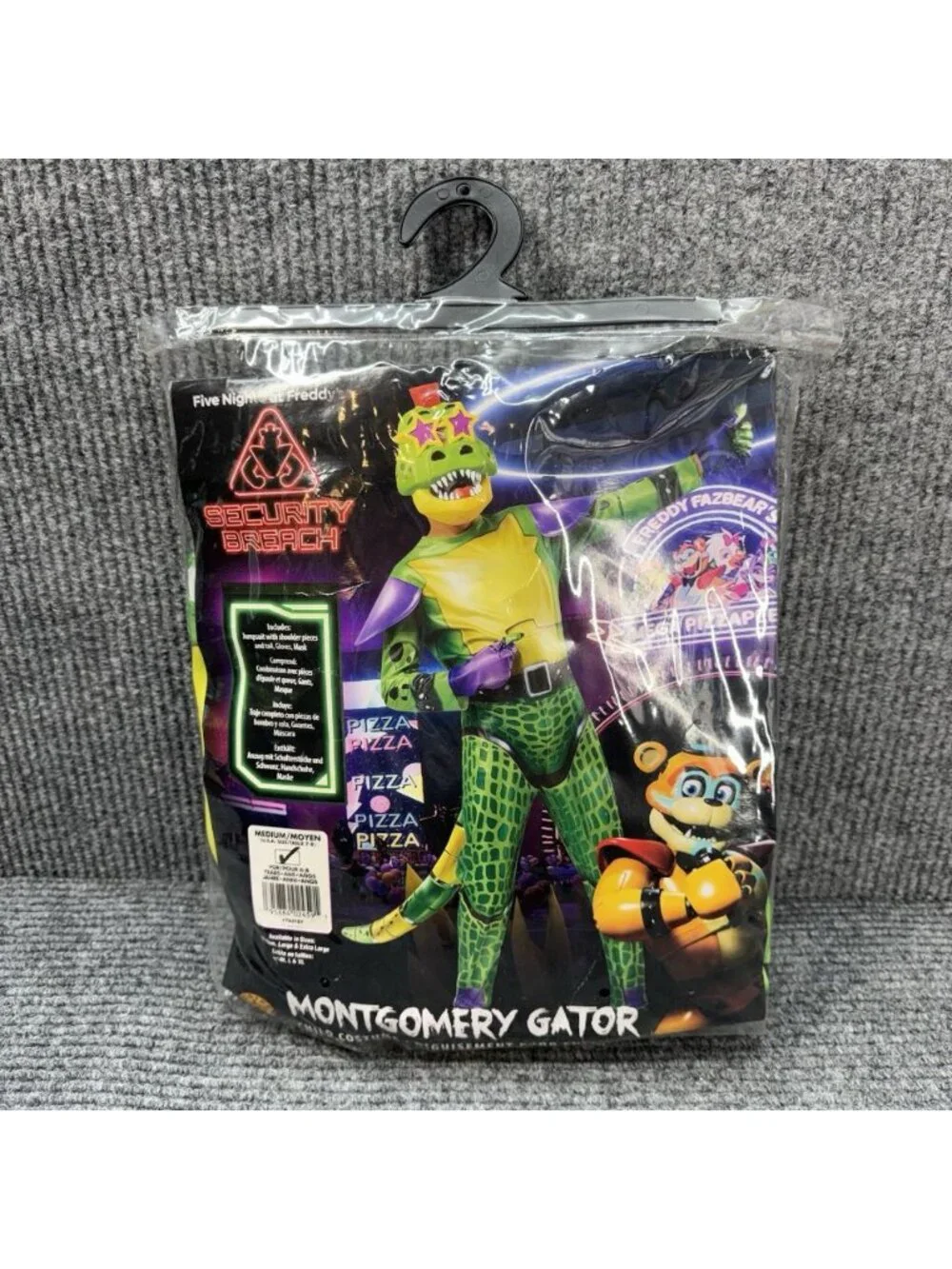 Five Nights at Freddy's Montgomery Gator Child's Boys Costume Medium 7-8 Rubie's